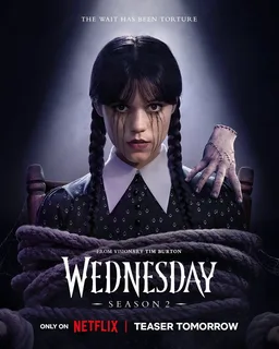Уэнздей | Wednesday (2025) 2 сезон постер